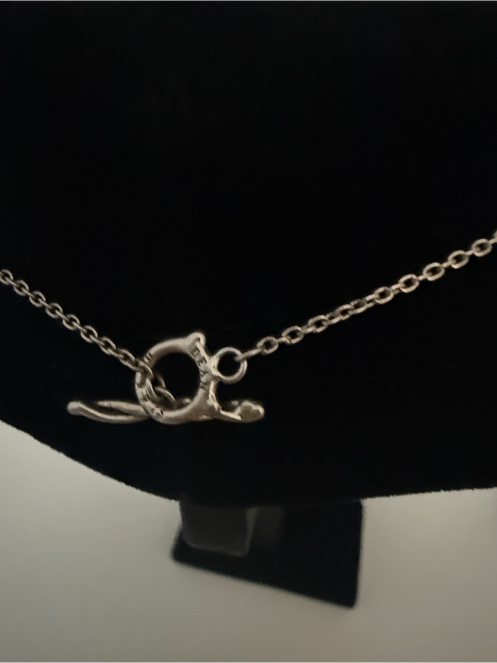 Vintage EUC Dean Harris for Target sterling Silver Peace Sign Pendant Necklace - Picture 3 of 7